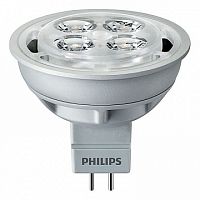 Лампа светодиодная MASTER LEDspot LV 4.2-35W GU5.3 WW 2700 12V MR16 24D | код. 929000250408 | PHILIPS